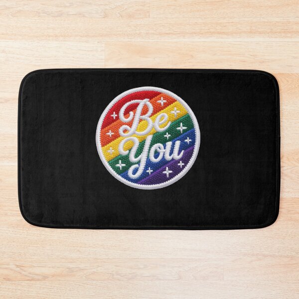 Item preview, Embroidered Be You Rainbow T-Shirt, LGBT Shirt, Pride designed and sold by HaileyRobel.