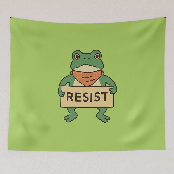 Artikelvorschau, Portland Frog Protest Widerstand entworfen und verkauft von xiao xuans.