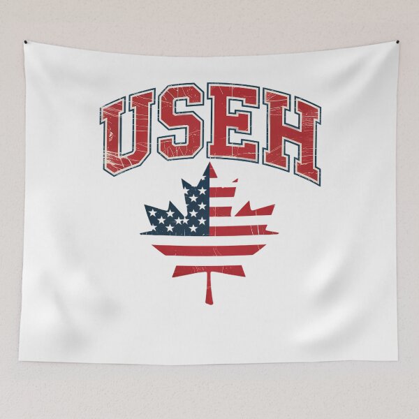 Item preview, USEH Funny Canadian Eh American Canadian Flag Canada Day designed and sold by TrinaEspinoza.