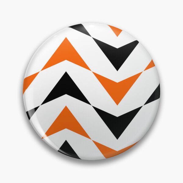 Item preview, Abstract Arrow Shapes Pattern – Black and Orange on White Modern Design designed and sold by Cultradesign.