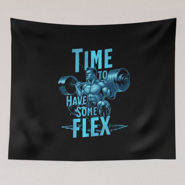 Item preview, Time To Have Some Flex – Bodybuilder Gym Art for Muscle Gains designed and sold by SoulFlex.