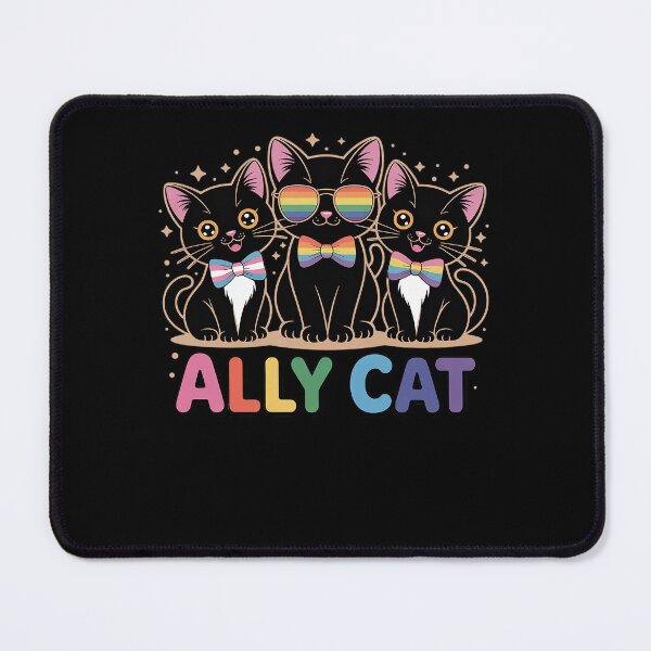 Item preview, Ally Cat Png, LGBT Png, Rainbow LGBT Pride Flag designed and sold by MinaReinger.