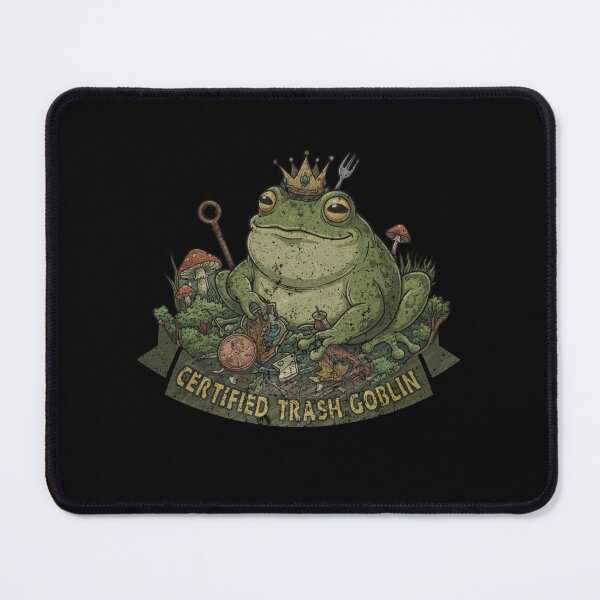 Item preview, Vintage Certified Trash Goblin Frog King | Whimsical Goblincore Aesthetic Design designed and sold by Adam 7ea.