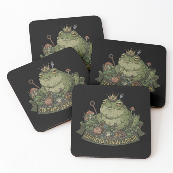 Item preview, Vintage Certified Trash Goblin Frog King | Whimsical Goblincore Aesthetic Design designed and sold by Adam 7ea.