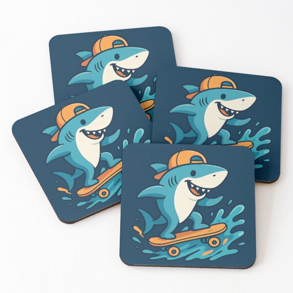 Item preview, Skater Shark – The Skater Shark of the Urban Ocean designed and sold by MartzDesigns.