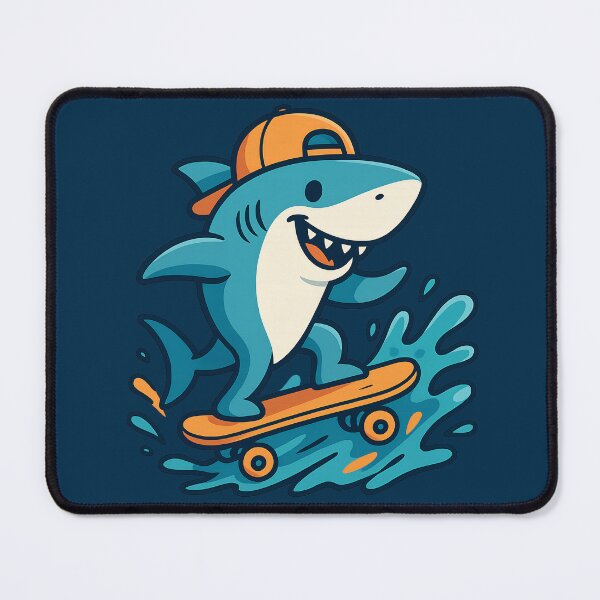 Item preview, Skater Shark – The Skater Shark of the Urban Ocean designed and sold by MartzDesigns.