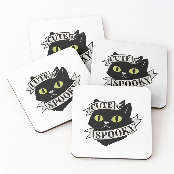 Item preview, "Cute & Spooky" Black Cat T-Shirt - Gothic Halloween Kitty Design designed and sold by FestivityFinds.