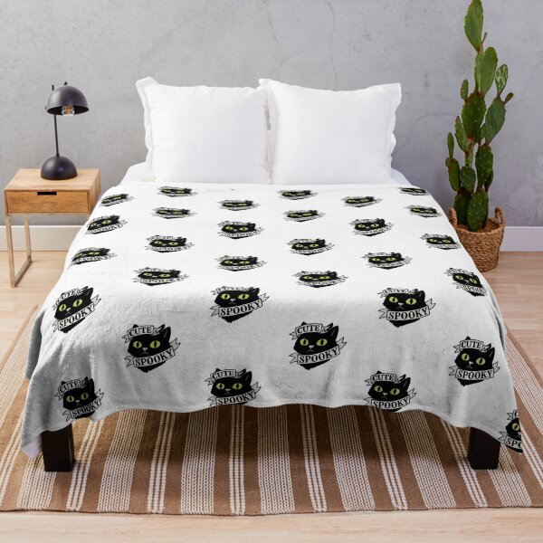 Item preview, "Cute & Spooky" Black Cat T-Shirt - Gothic Halloween Kitty Design designed and sold by FestivityFinds.