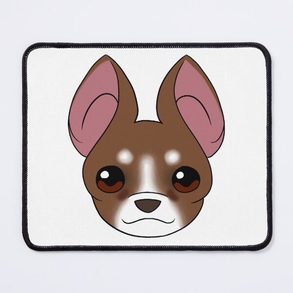 Item preview, Brown Chihuahua White Snout White Brow Tear Stains designed and sold by OliRoseArt.