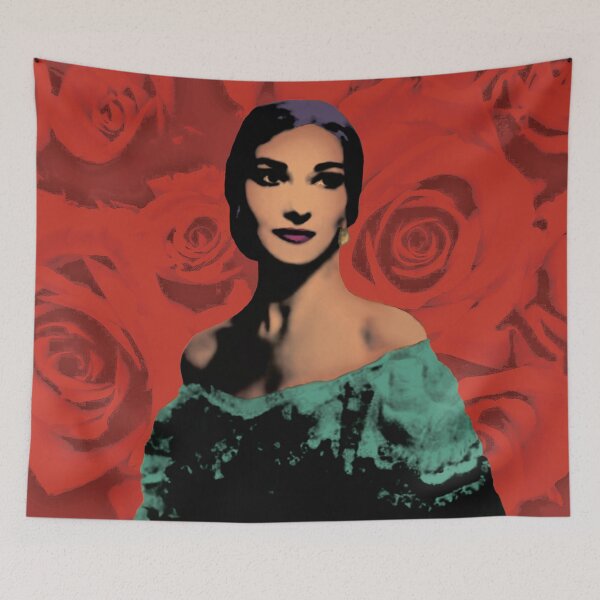Item preview, Maria Callas in red designed and sold by Tania Bekta.