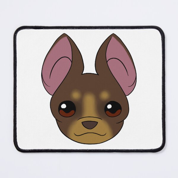 Item preview, Dark Brown Chihuahua Light Brown Snout Brows designed and sold by OliRoseArt.