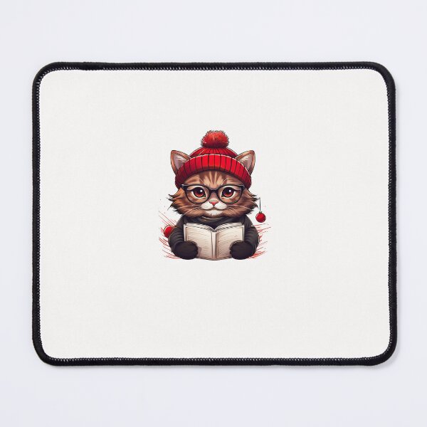 Item preview, Smart Black Cat Reading Magic Book designed and sold by MOHITSALVI.