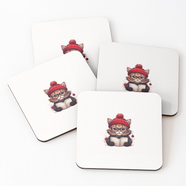 Item preview, Smart Black Cat Reading Magic Book designed and sold by MOHITSALVI.