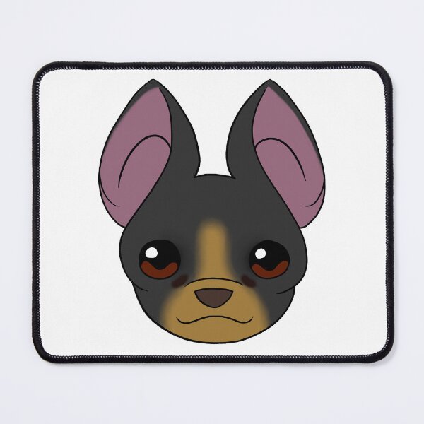 Item preview, Black Chihuahua Light Brown Snout Tear Stains designed and sold by OliRoseArt.