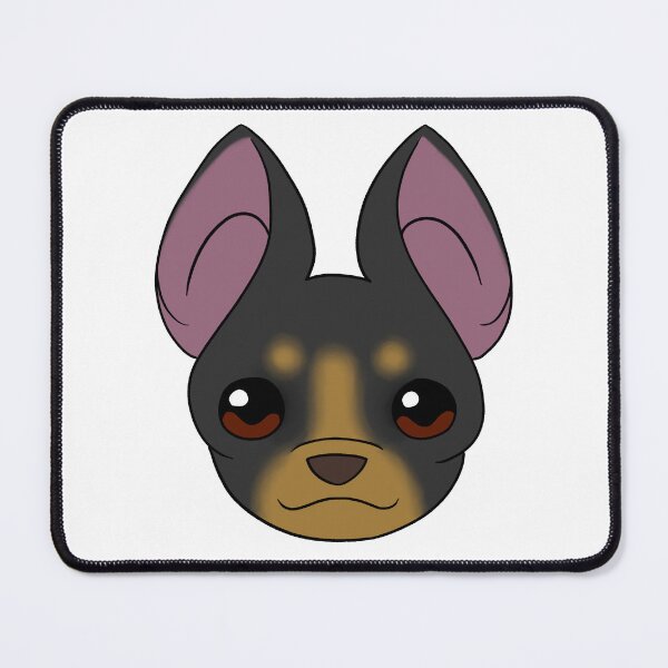 Item preview, Black Chihuahua Light Brown Snout Brows designed and sold by OliRoseArt.