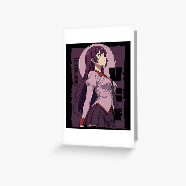 Monogatari color screen - Aka" Greeting Card for Sale by fogsdrakath |  Redbubble