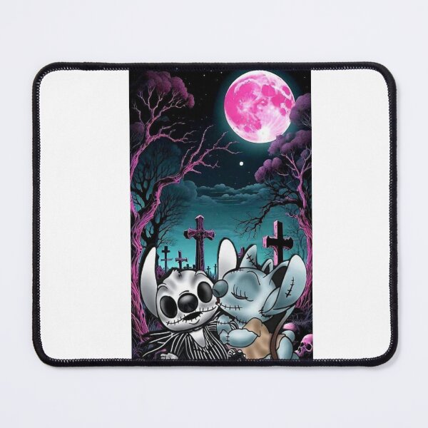 Item preview, Stitch couple Halloween Vibes | Cute Alien in Costume Sticker & Phone Case designed and sold by Sexytee.