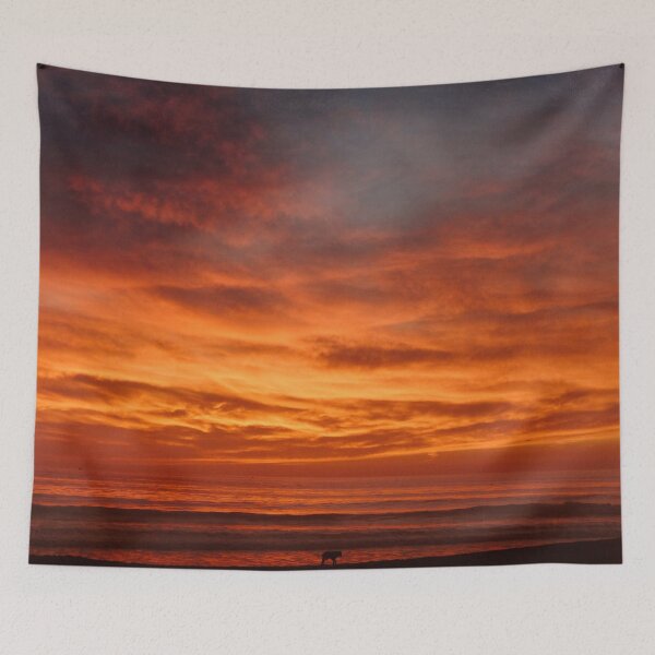 Item preview, Red sunset dog designed and sold by Maxiverse.