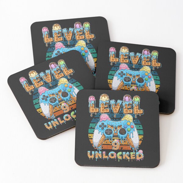 Item preview, Level 9 Unlocked Gamer Birthday Shirt designed and sold by LarryMBrown.