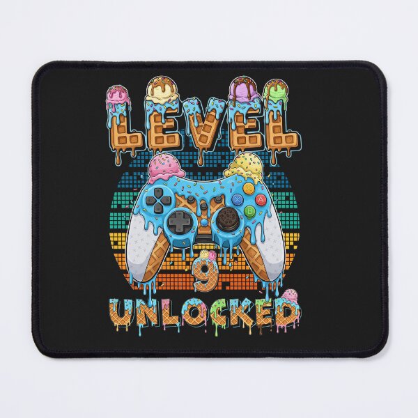 Item preview, Level 9 Unlocked Gamer Birthday Shirt designed and sold by LarryMBrown.