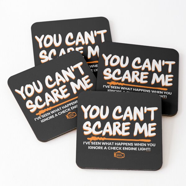 Item preview, You Can’t Scare Me – Check Engine Light Funny Car Mechanic Design designed and sold by Automotive Art by Greg.