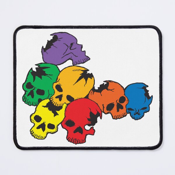Item preview, Rainbow Skull Pile 1 designed and sold by cluckyduck924.