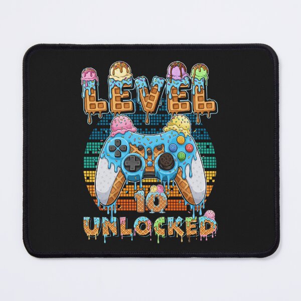 Item preview, Level 10 Unlocked Gamer Birthday Tee designed and sold by LarryMBrown.