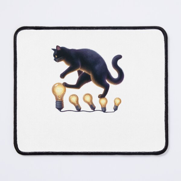 Item preview, Surprised Cat Christmas Lights designed and sold by TalalosART.