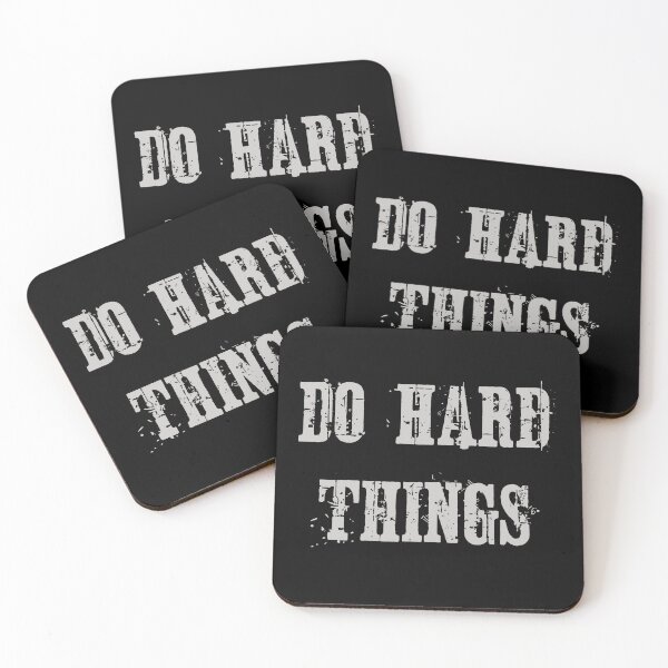 Item preview, Do Hard Things Success Motivation – Inspirational Quote Gift for Achievers designed and sold by Chilly Lizard.