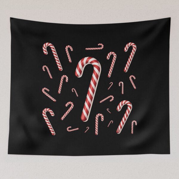 Item preview, Christmas Flying Candy Cane Lover Taster Red and White Woman designed and sold by TyraYoung.