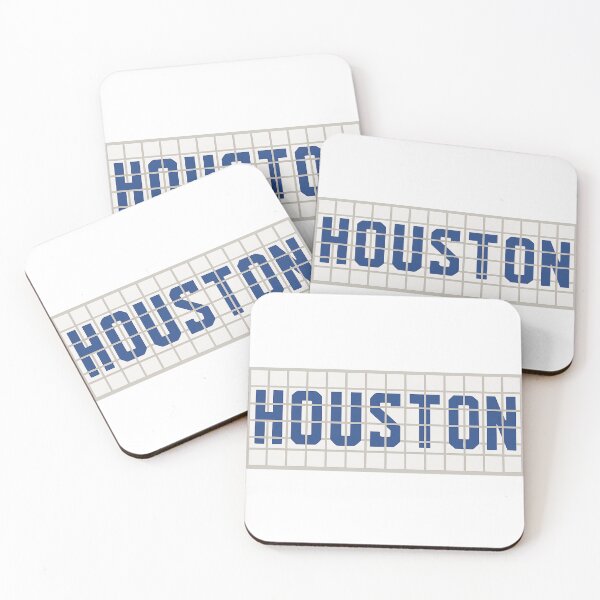 Item preview, Vintage Houston Street Tile Art | Blue & White Ceramic Style Print designed and sold by SimplyJasper.
