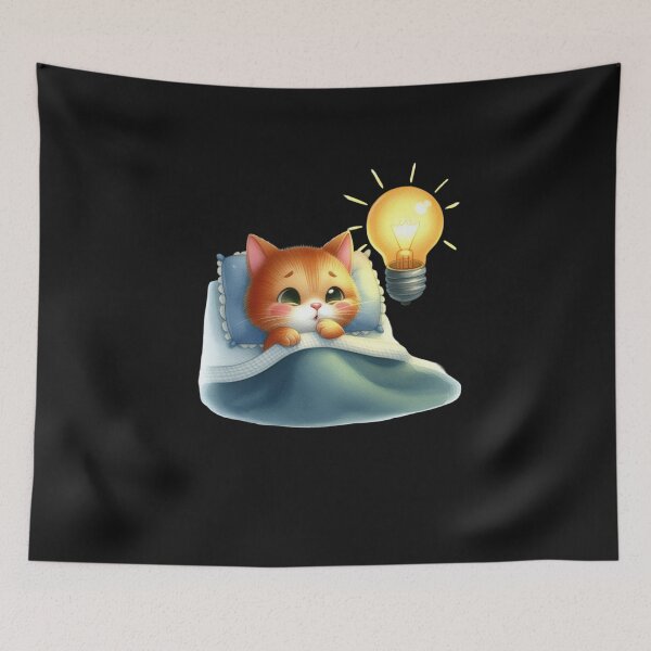 Item preview, Surprised Cat Christmas Lights  designed and sold by TalalosART.
