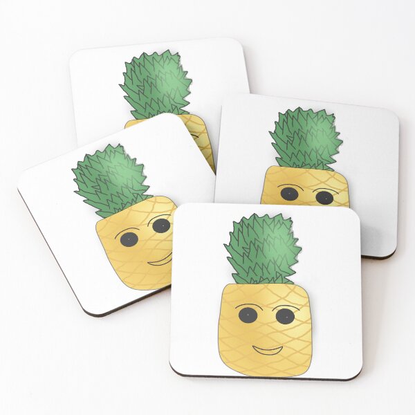 Item preview, Funny Pineapple With Eyes and Smile – Cute Tropical Fruit Character designed and sold by Beautiful art store.