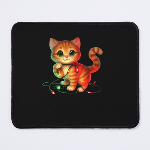 Item preview, Surprised Cat Christmas Lights  designed and sold by TalalosART.