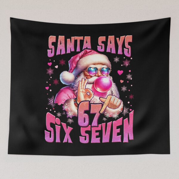 Item preview, Santa Says Six Seven Christmas Birthday Shirt Funny 6 7 Meme Gen Alpha Holiday Kids Gift designed and sold by Patchina.