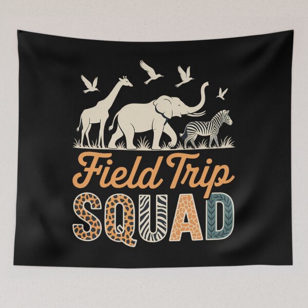 Item preview, Zoo Field Trip Squad Matching Teacher Students Boys Girls designed and sold by TyraYoung.