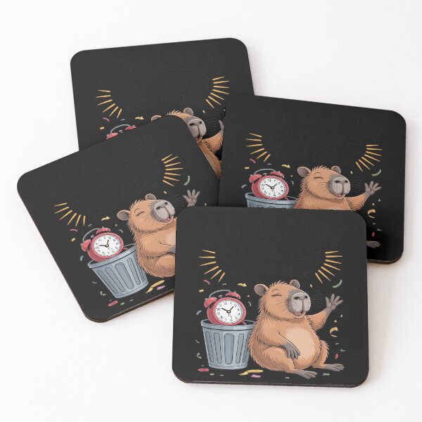 Artikelvorschau, Keine Wecker jemals wieder Lustige Ruhestand Capybara entworfen und verkauft von tabdejinti.