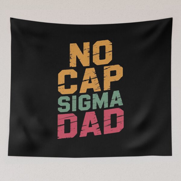Item preview, No Cap Sigma Dad Rizz Skibidi Funny Father's Day designed and sold by tabdejinti.