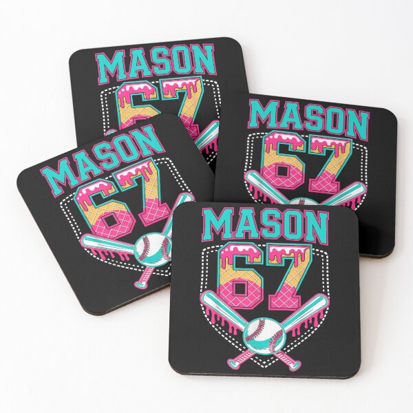 Item preview, Trendy Mason 67 Mem Ice Cream Drip Baseball Birthday Costume designed and sold by Masonbaxter.