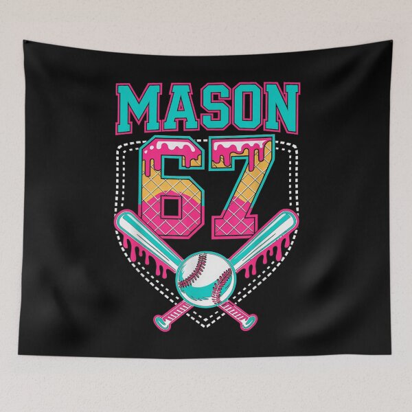 Item preview, Trendy Mason 67 Mem Ice Cream Drip Baseball Birthday Costume designed and sold by Masonbaxter.