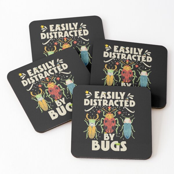 Item preview, Easily Distracted by Colorful Bugs designed and sold by TinaMDedrick.