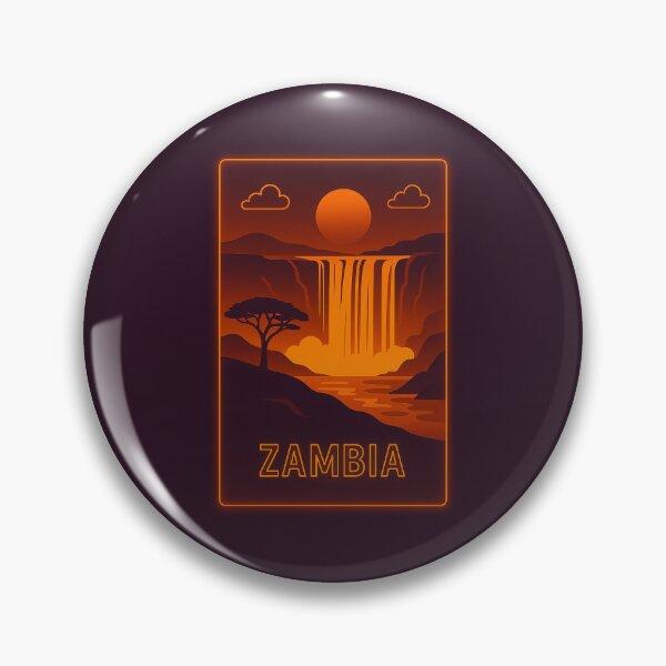 Item preview, Zambia Neon Travel designed and sold by Thistle-TShop.