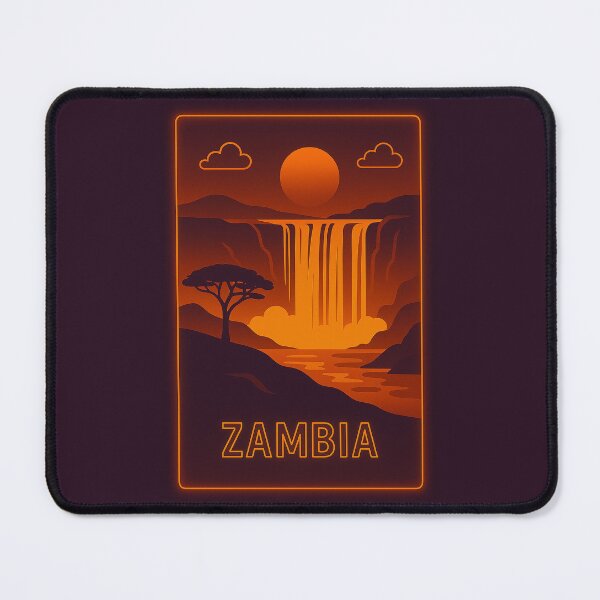 Item preview, Zambia Neon Travel designed and sold by Thistle-TShop.