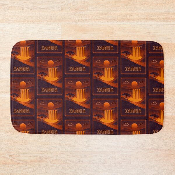 Item preview, Zambia Neon Travel designed and sold by Thistle-TShop.