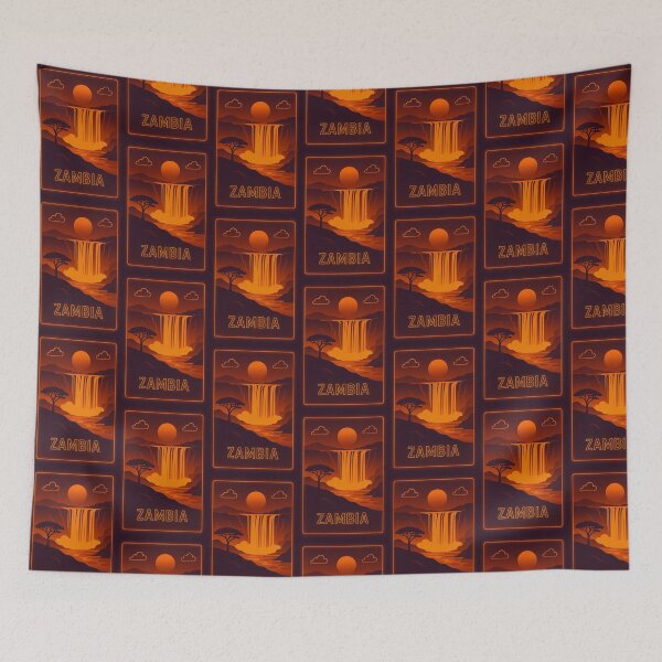 Item preview, Zambia Neon Travel designed and sold by Thistle-TShop.
