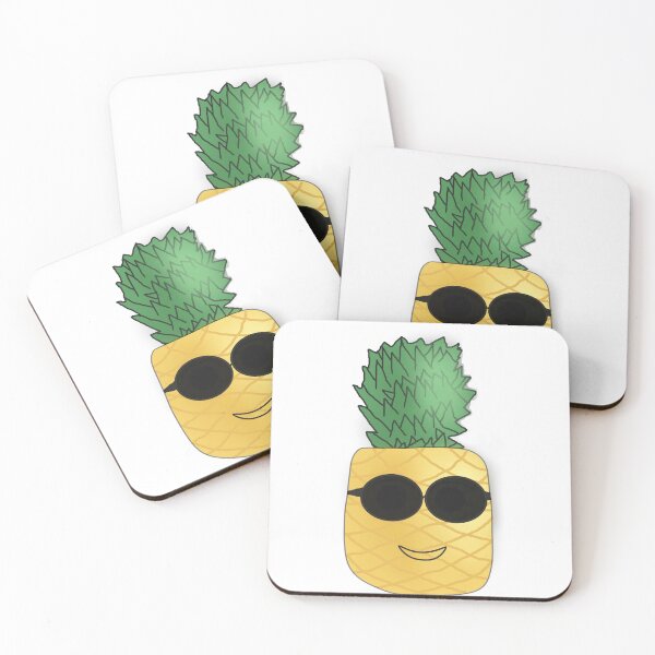 Item preview, Cool Pineapple With Sunglasses – Funny Tropical Fruit Character designed and sold by Beautiful art store.