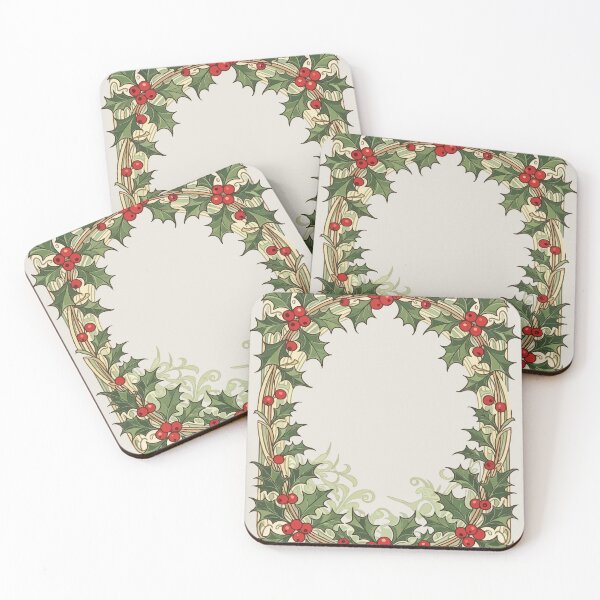 Item preview, Holly Berry Decorative Christmas Border  designed and sold by taiche.