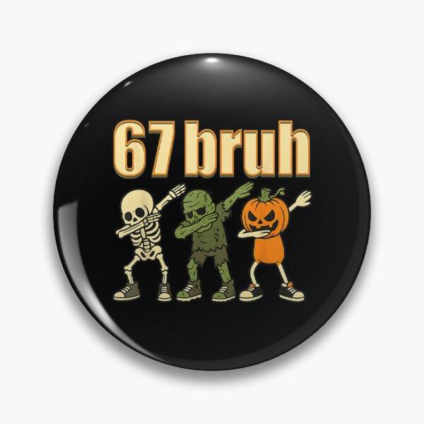 Artikelvorschau, 67 Halloween Bruh Lustiges Brainrot Meme Sechs Sieben Jungs Kinder entworfen und verkauft von Masonbaxter.
