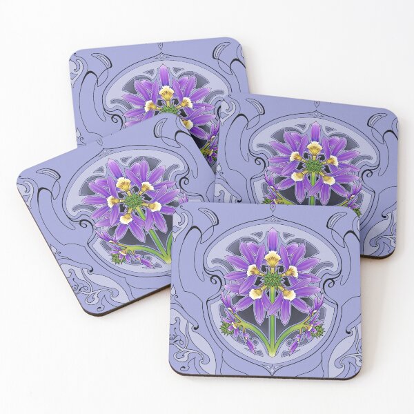 Item preview, Fairy Fan Flower - Scaevola aemula designed and sold by BrighidAine Art.