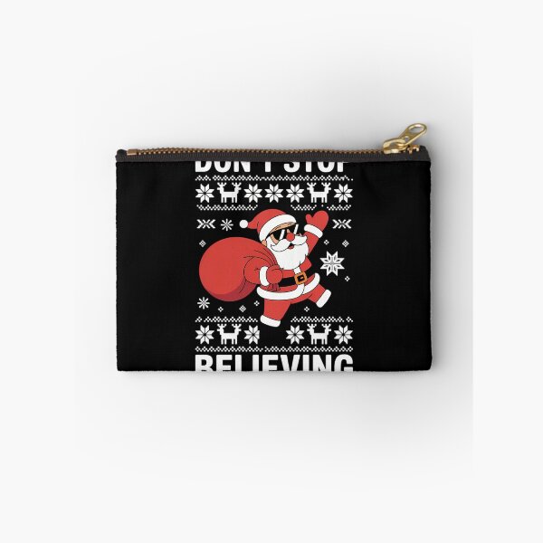 Item preview, Don't Stop Believing Ugly Christmas Sweater Santa Christmas designed and sold by papertaless.
